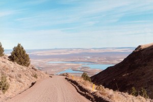 Lakes on the edge of the Antelope Refuge