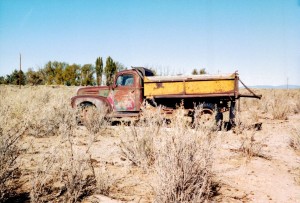 Abandoned truck