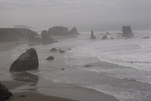 Rock stacks, Bandon, OR