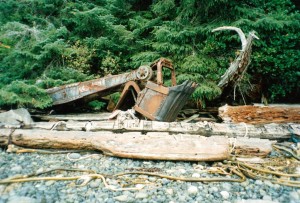 Abandoned machinery