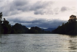 Heading downstream