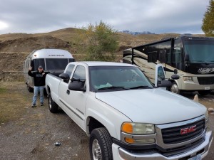 Our campsite at Yellowstone (Les)