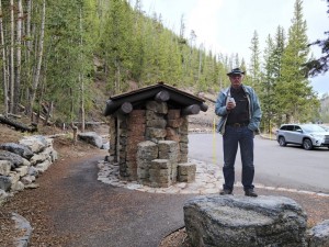 Les at the Obsidian Cliffs monument