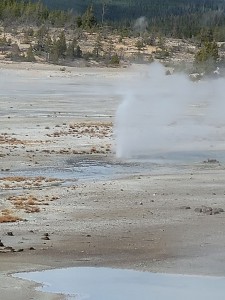 Erupting geyser (Les)