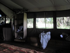 Inside our tent (MAK)