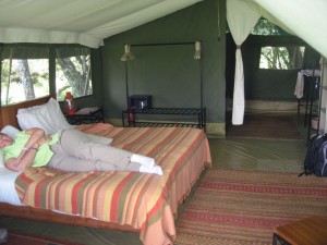 Our tent at Elephant Pepper