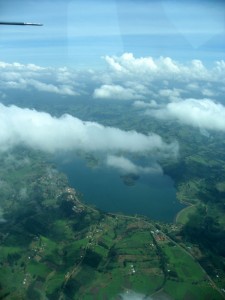 Somewhere over Kenya