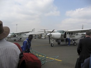 Waiting for the plane, Wilson Airport, Nairobi