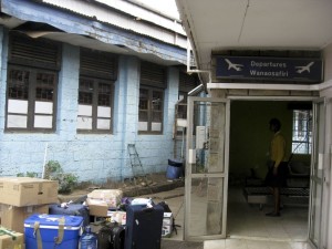 Wilson Airport departure lounge, Nairobi