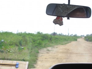 The 'road' back to Stone Town