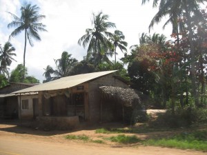 The road to Stone Town