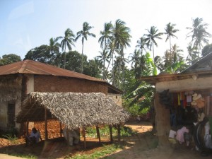 The road to Stone Town