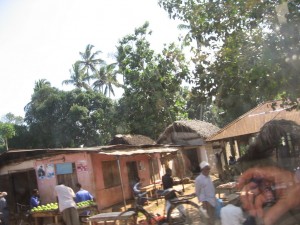 The road to Stone Town