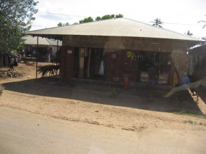 The road to Stone Town