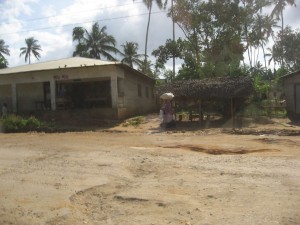 The road to Stone Town