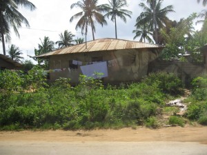 The road to Stone Town