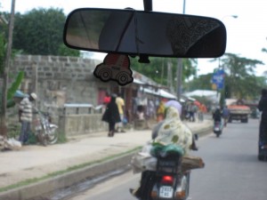 The road to Stone Town