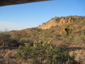 The view from the bottom of the rock (MAK)