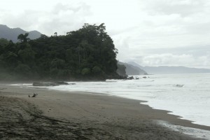 Beach near the Embara village