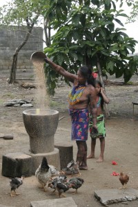 Making corn meal