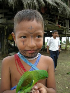 Boy and parrot (MAK)