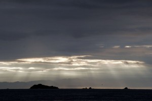 Sunrise off Manuel Antonio