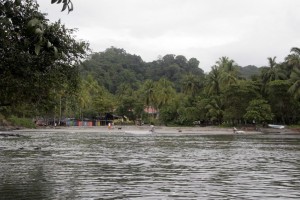 River crossing into town