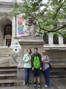 Eve, Daniel and Marion at the NY Public Library