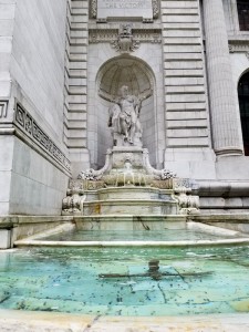 NY Public Library fountain