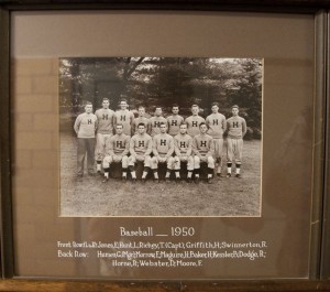 Baseball team 1950 (Dad is center back)