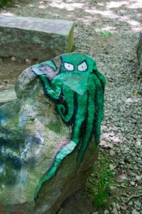 Green octopus