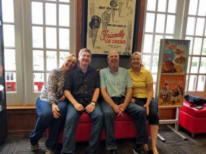 Marion, Bart, Barry and Linda at Friendly's