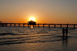 Ft Meyers beach sunset