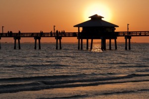 Ft Meyers beach sunset