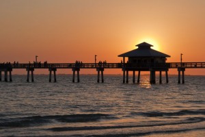 Ft Meyers beach sunset