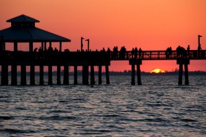 Ft Meyers beach sunset