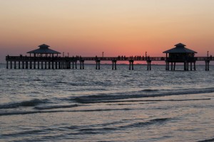 Ft Meyers beach sunset