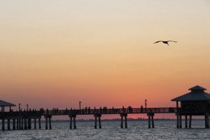 Ft Meyers beach sunset