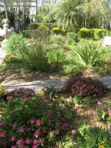 Ringling Mansion secret garden