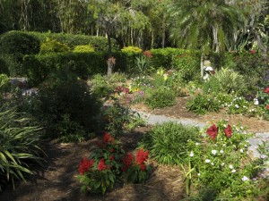 Ringling Mansion secret garden