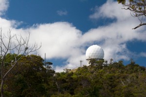 Giant golf ball (actually National Gaurd radar dome)