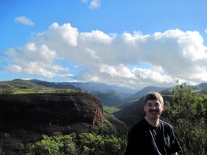 Bart at the Hanapepe overlook (Marion)