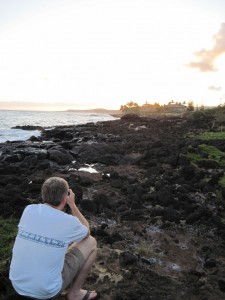 Bart shoots the sunset (Marion)