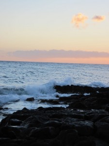 Ocean at sunset (Marion)