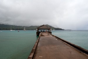 Wharf at Hanalei Bay