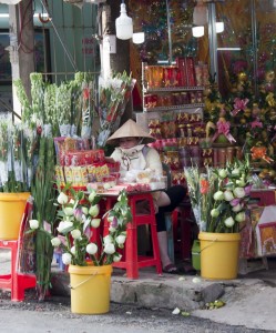 The flower lady