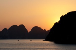 Halong Bay sunset