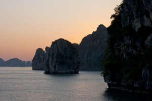 Halong Bay sunset