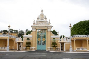 Royal palace gate