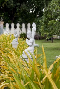 Statues at the royal palace